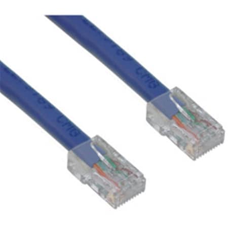 Cat5e Blue Ethernet Patch Cable- Bootless- 20 Foot